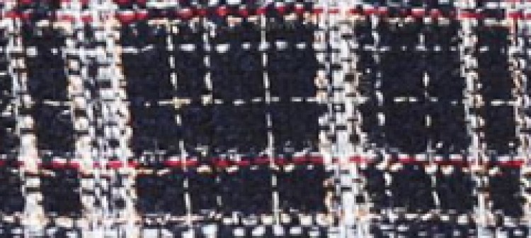 Sukienka z grubszej tkaniny w kratę