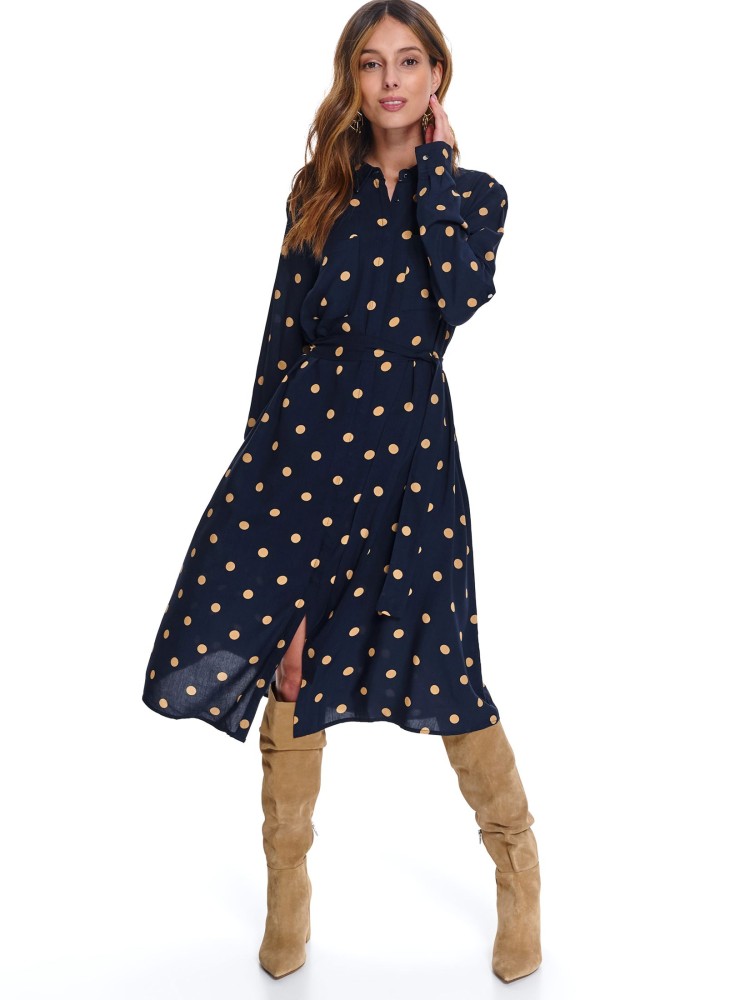 Sukienka midi w groszki