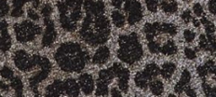 Sukienka w panterkę z łączonych materiałów