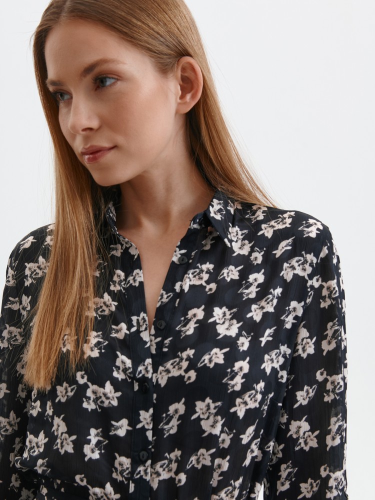 Sukienka z nadrukiem w kwiaty