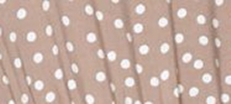 Sukienka midi w grochy, z gumą w pasie