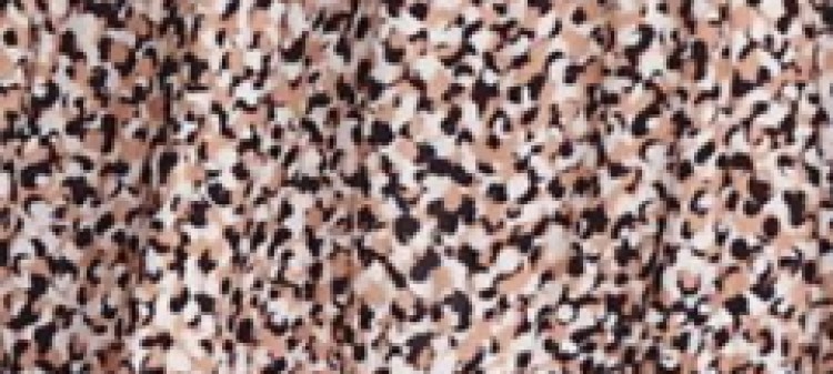 Sukienka maxi z paskiem, w drobny wzór