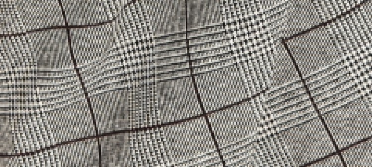 Dopasowana kopertowa sukienka w kratę