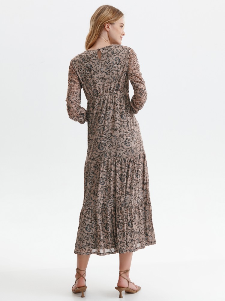 Wzorzysta sukienka o luźnym kroju Wzorzysta sukienka o luźnym kroju