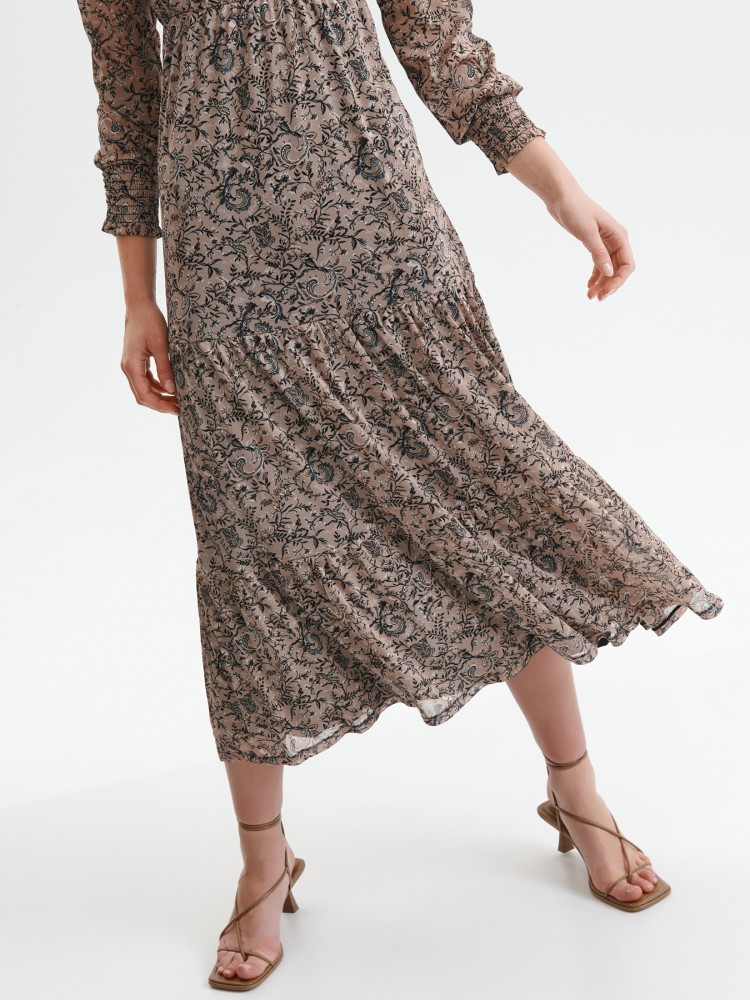 Wzorzysta sukienka o luźnym kroju Wzorzysta sukienka o luźnym kroju