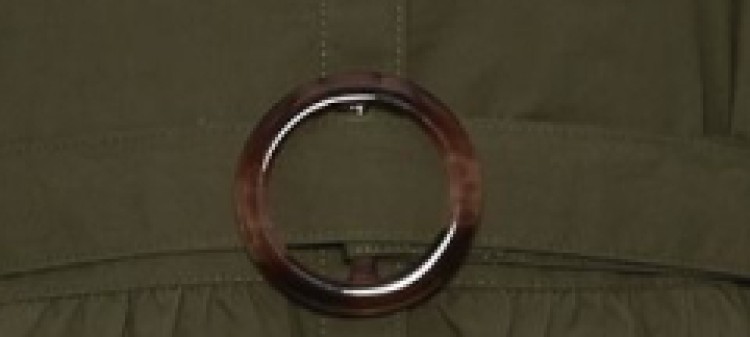 Bawełniana sukienka z paskiem