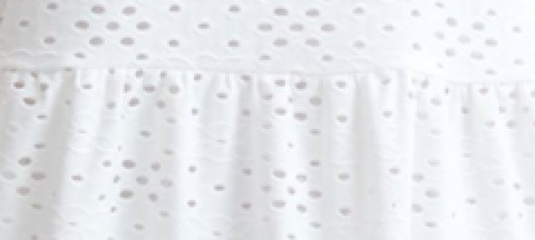 Sukienka damska z ażurowym wzorem, o luźnym kroju