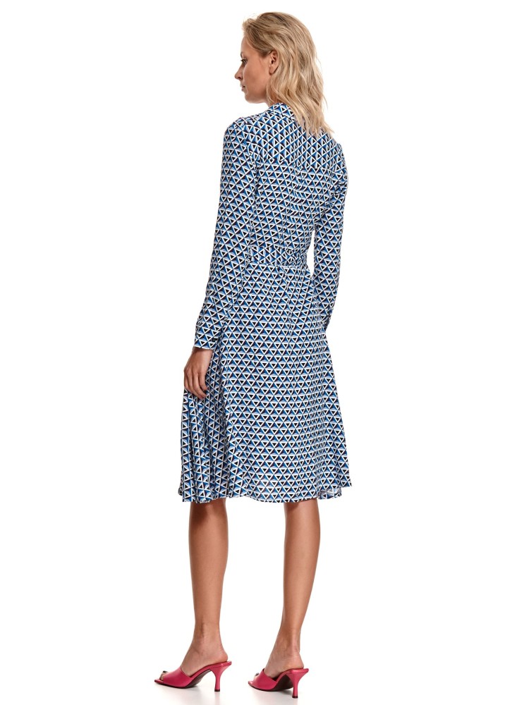 Koszulowa sukienka z wiązaniem w talii