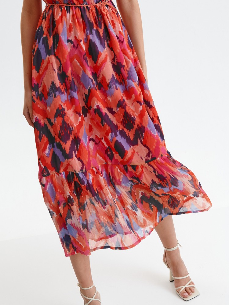 Sukienka z falbaną typu hiszpanka