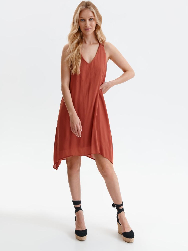 Sukienka z plecioną aplikacją Sukienka z plecioną aplikacją