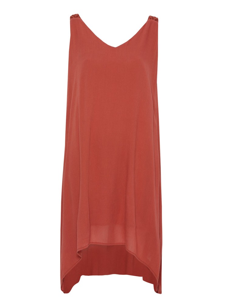 Sukienka z plecioną aplikacją Sukienka z plecioną aplikacją