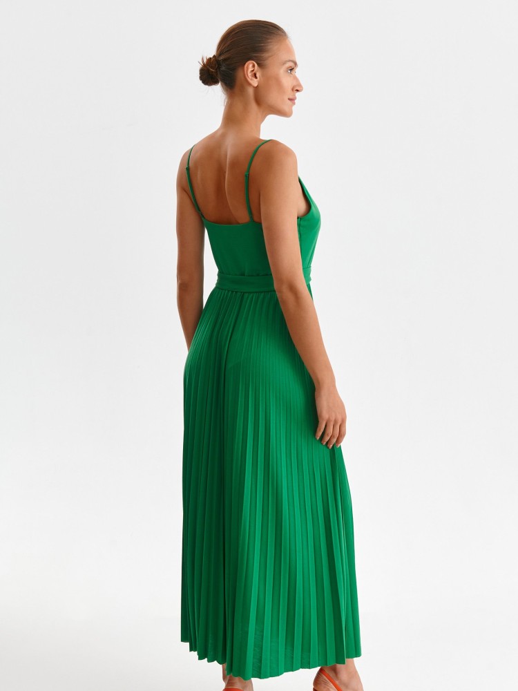 Sukienka na ramiączkach z plisowaną spódnicą Sukienka na ramiączkach z plisowaną spódnicą