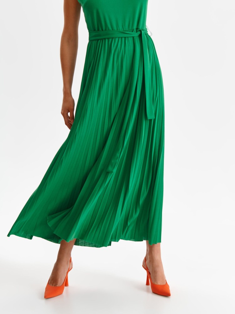 Sukienka na ramiączkach z plisowaną spódnicą Sukienka na ramiączkach z plisowaną spódnicą