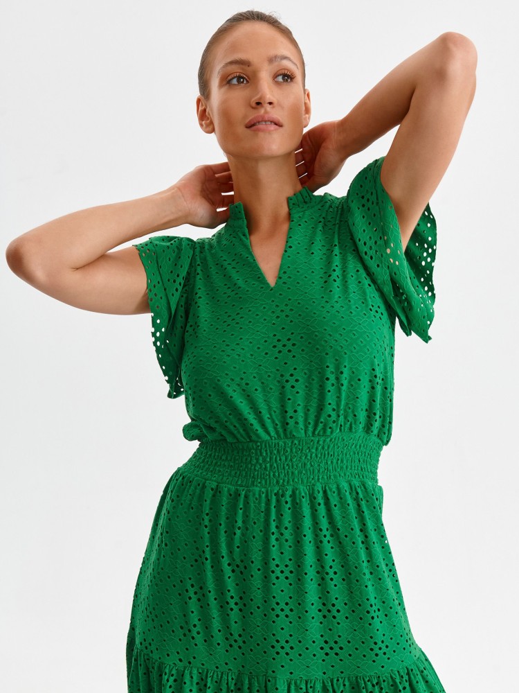 Ażurowa sukienka damska