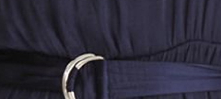 Sukienka maxi z plisowanym dołem