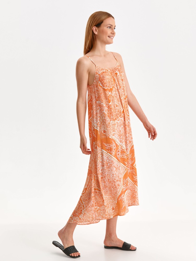 Luźna sukienka damska midi Luźna sukienka damska midi