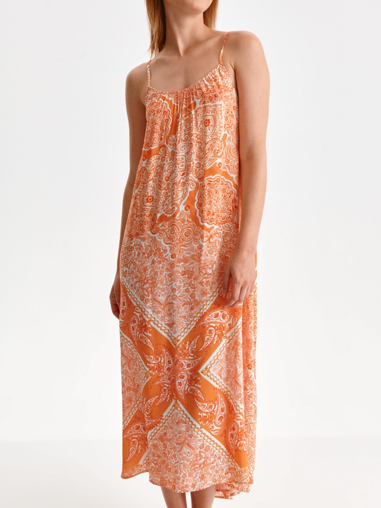 Luźna sukienka damska midi Luźna sukienka damska midi