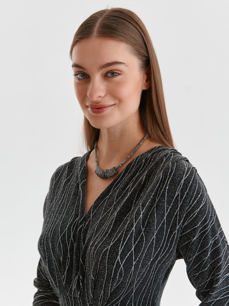 Sukienka z metalizowaną nicią Sukienka z metalizowaną nicią