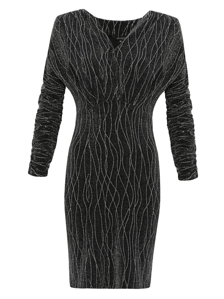 Sukienka z metalizowaną nicią Sukienka z metalizowaną nicią