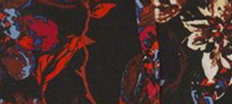 Rozkloszowana sukienka z falbanami w print Rozkloszowana sukienka z falbanami w print