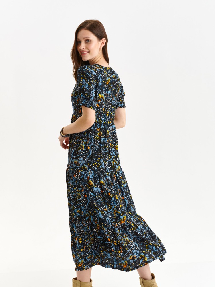 Printowana sukienka midi