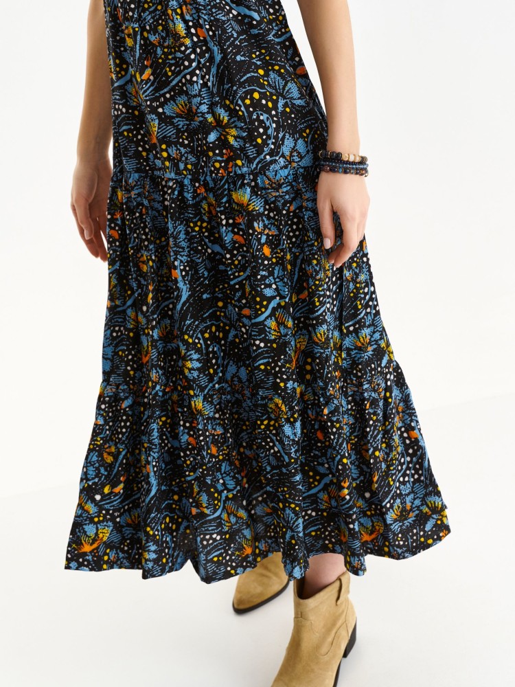 Printowana sukienka midi