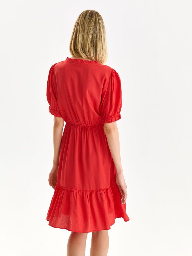 Sukienka z bufiastymi rękawami