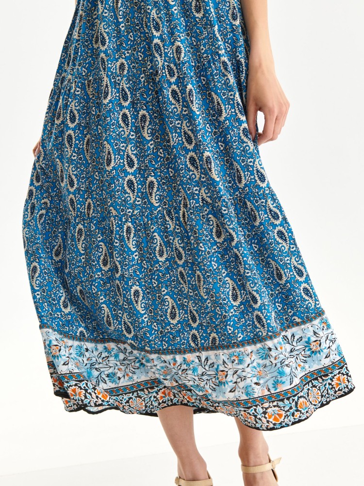 Sukienka o luźnym kroju z dekoltem w serek