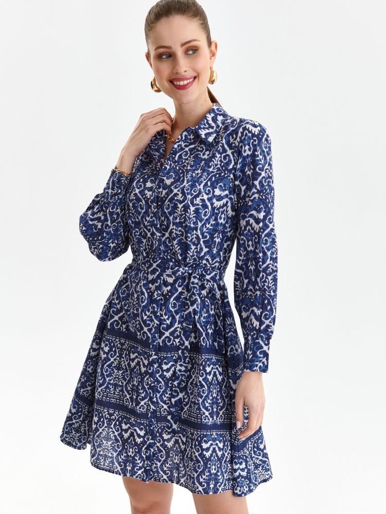 Bawełniana sukienka damska z nadrukiem