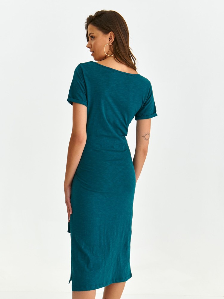 Dzianinowa sukienka z wiązaniem Dzianinowa sukienka z wiązaniem