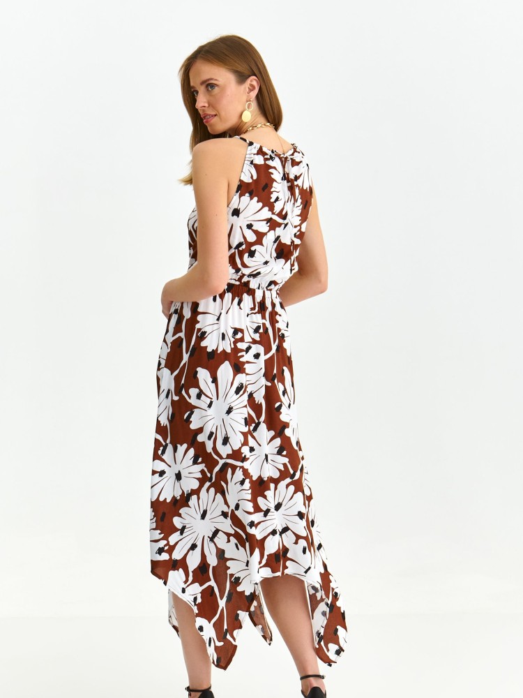 Sukienka w kwiatowy nadruk z dekoltem typu halter Sukienka w kwiatowy nadruk z dekoltem typu halter