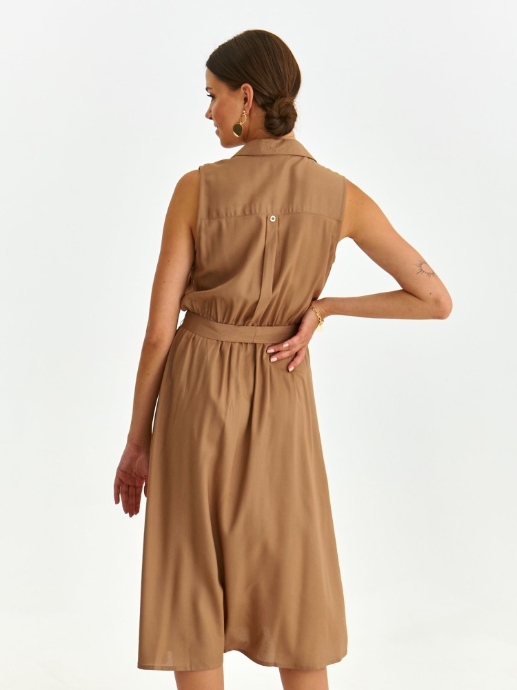 Sukienka koszulowa z wiązaniem w talii