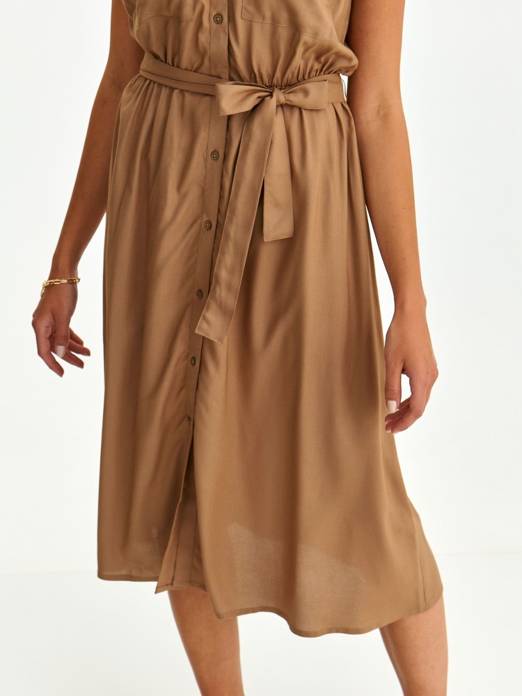 Sukienka koszulowa z wiązaniem w talii