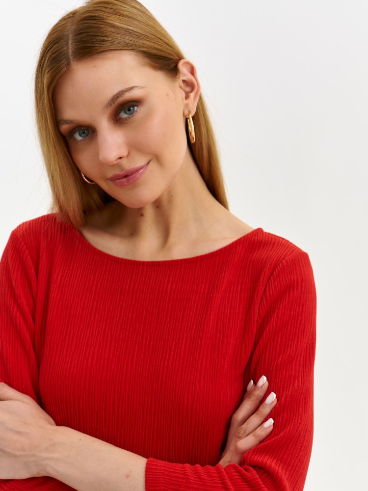 Dopasowana sukienka z dzianiny strukturalnej Dopasowana sukienka z dzianiny strukturalnej