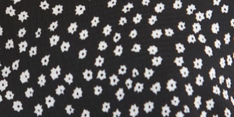 Printowana sukienka z trójkątnym dekoltem Printowana sukienka z trójkątnym dekoltem