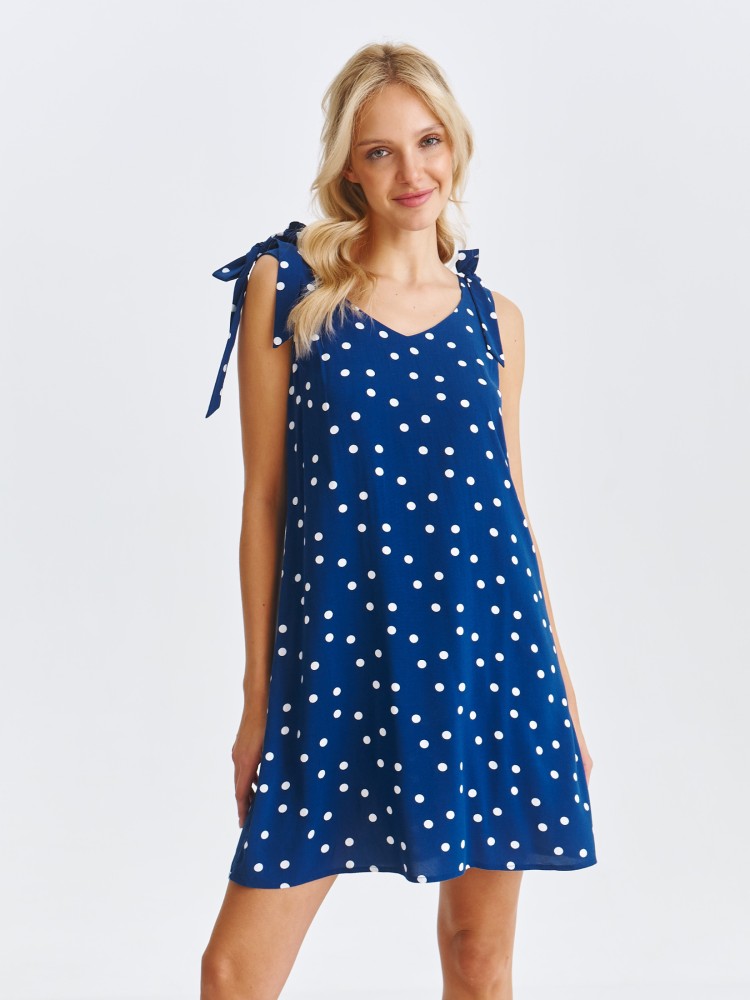 Sukienka z wiązanymi ramiączkami