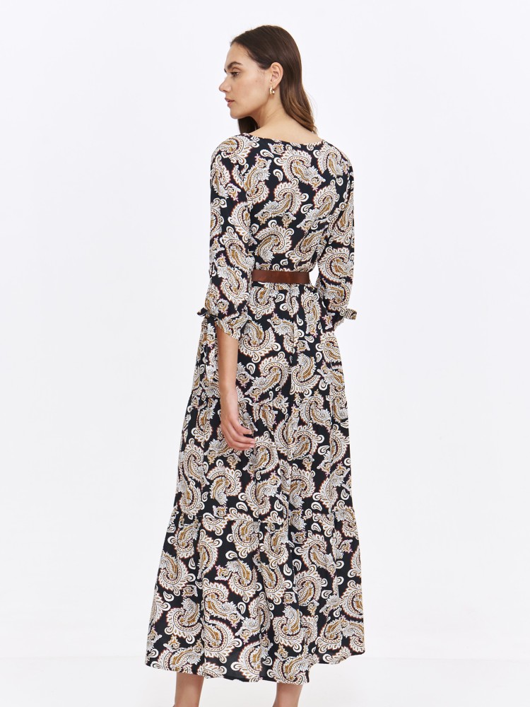 Długa sukienka z wzorem paisley Długa sukienka z wzorem paisley