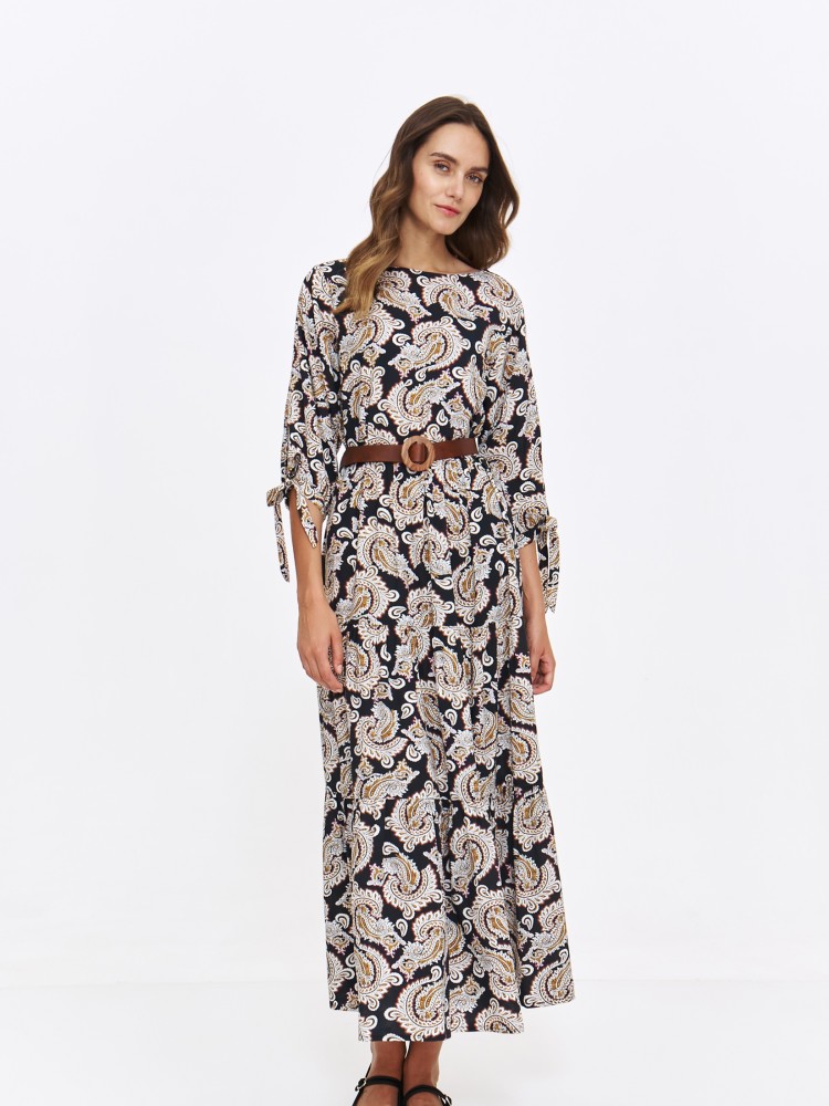 Długa sukienka z wzorem paisley Długa sukienka z wzorem paisley