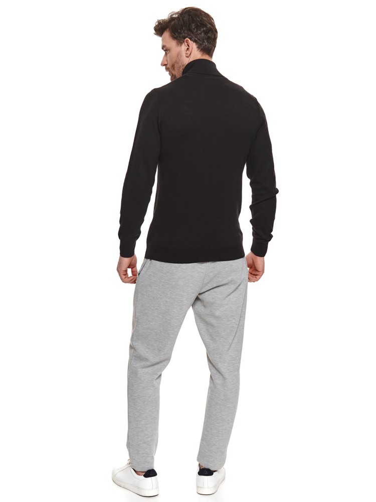 Sweter golf z miękkiej dzianiny