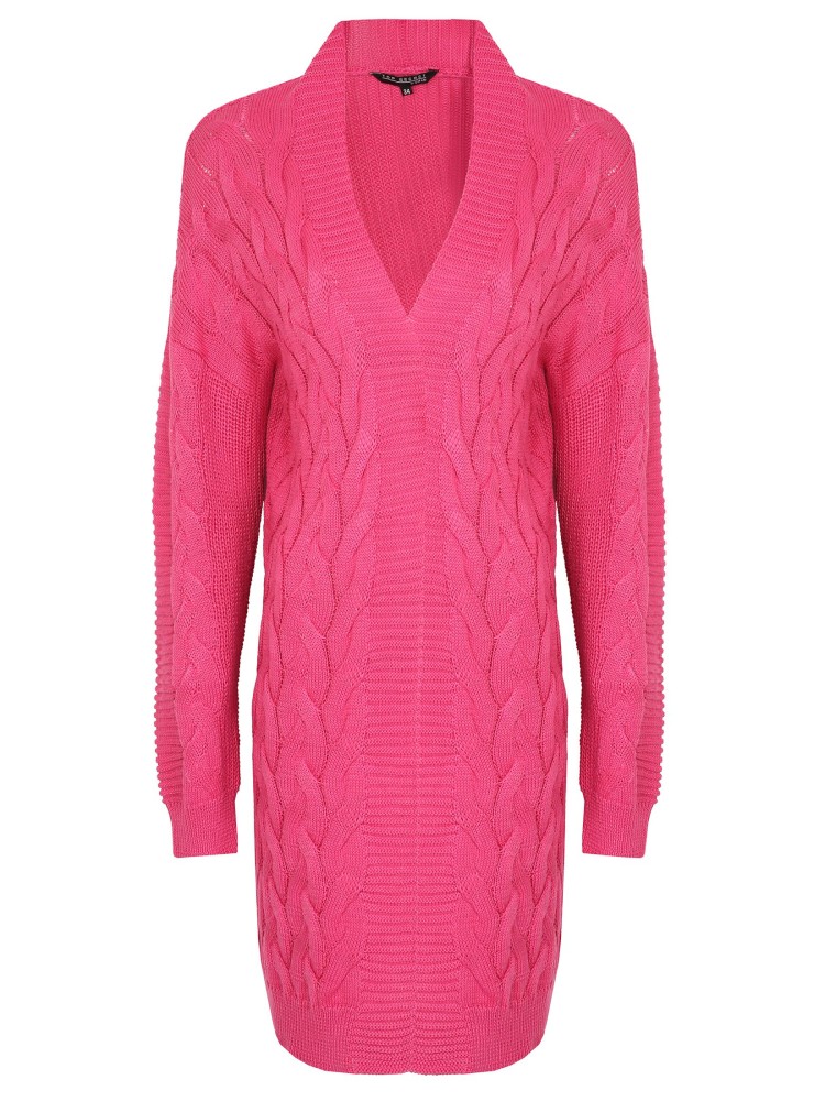 Damski kardigan o grubym splocie