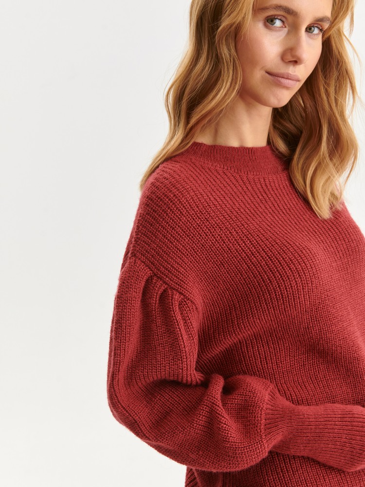 Sweter z bufiastymi rękawami Sweter z bufiastymi rękawami