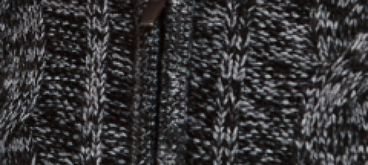 Ocieplany kardigan ze stójką