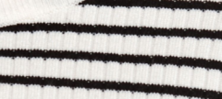 Sweter z rękawem 3/4 w paski