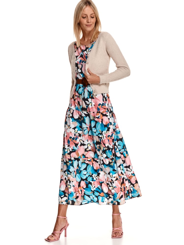 Krótki dopasowany kardigan damski