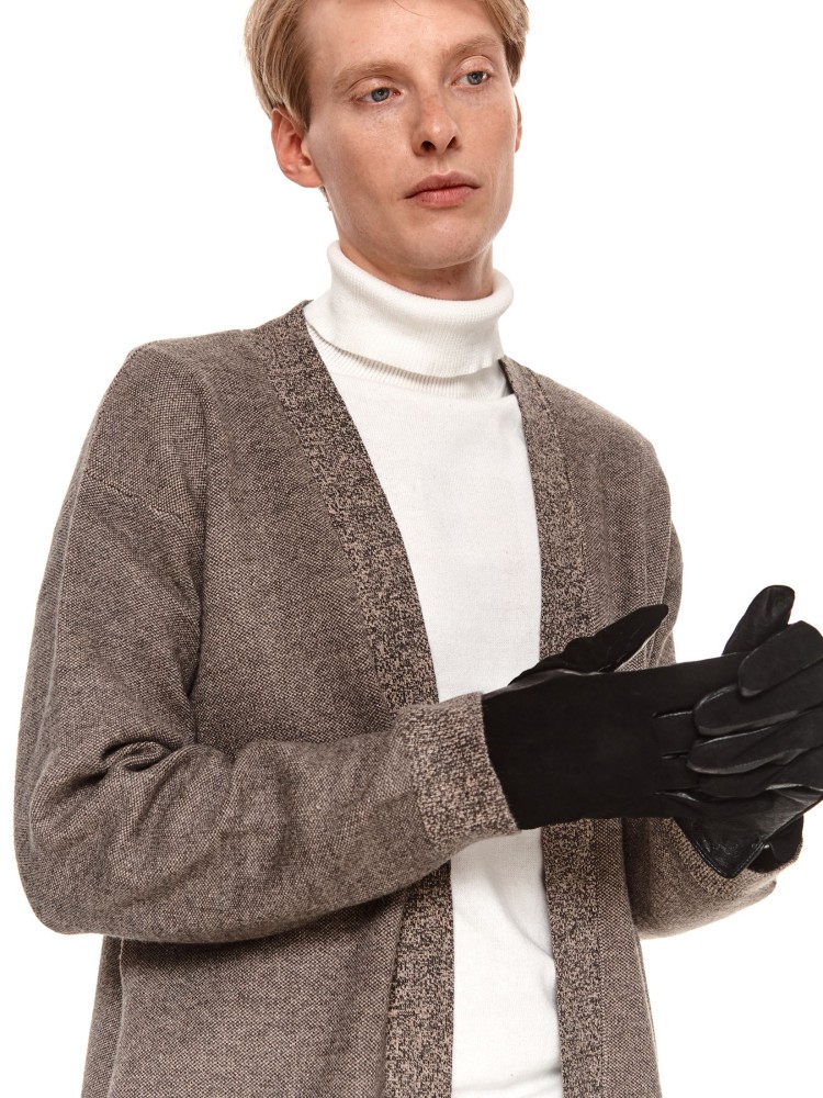 Bawełniany sweter z golfem