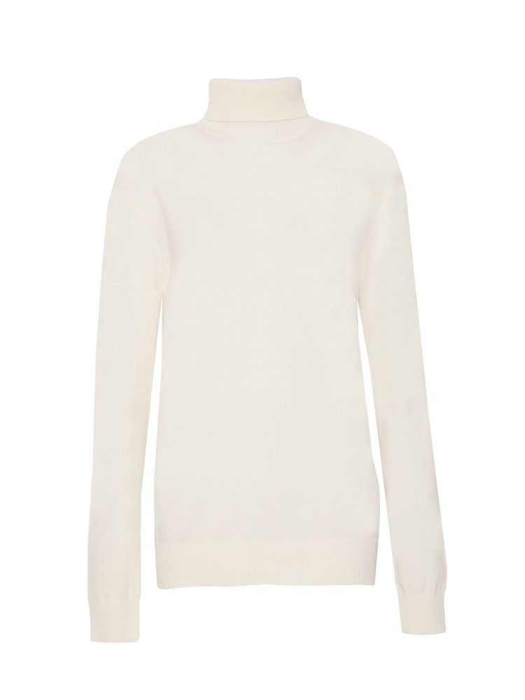 Bawełniany sweter z golfem