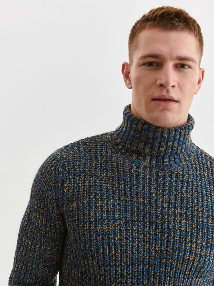 Ciepły golf z wełną