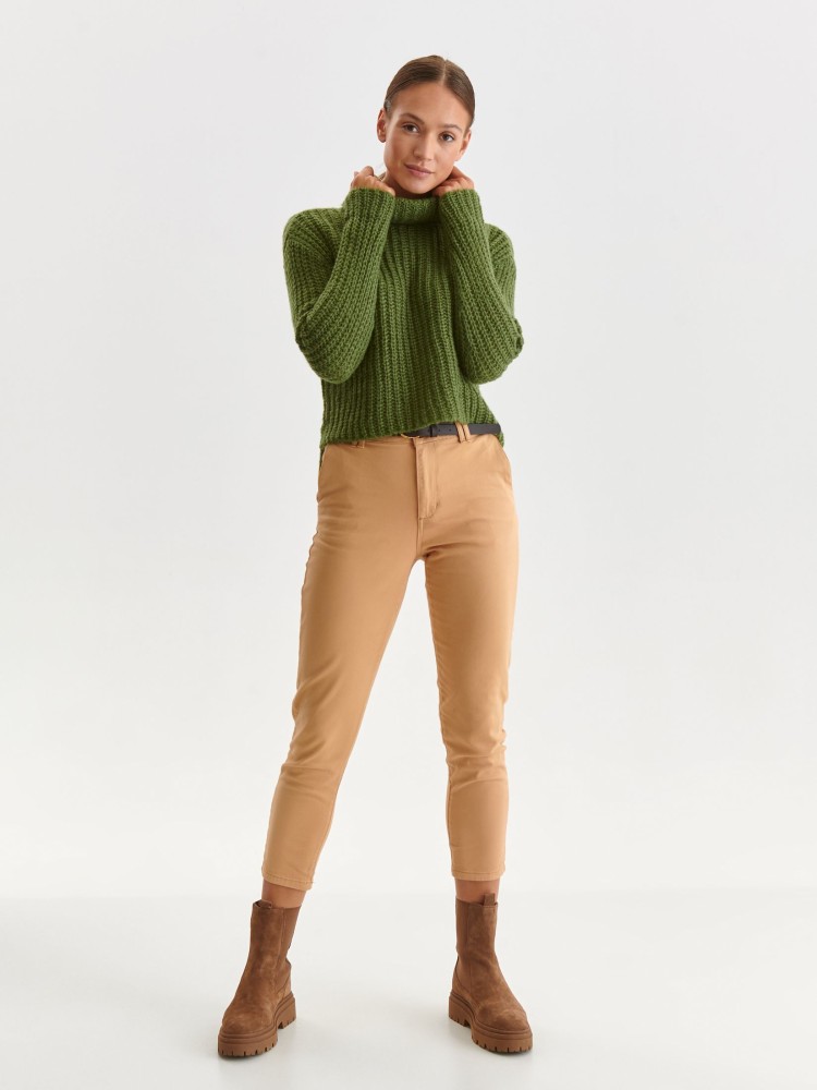 Sweter z golfem o luźnym kroju Sweter z golfem o luźnym kroju