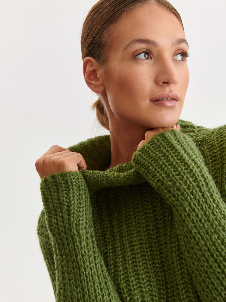 Sweter z golfem o luźnym kroju Sweter z golfem o luźnym kroju