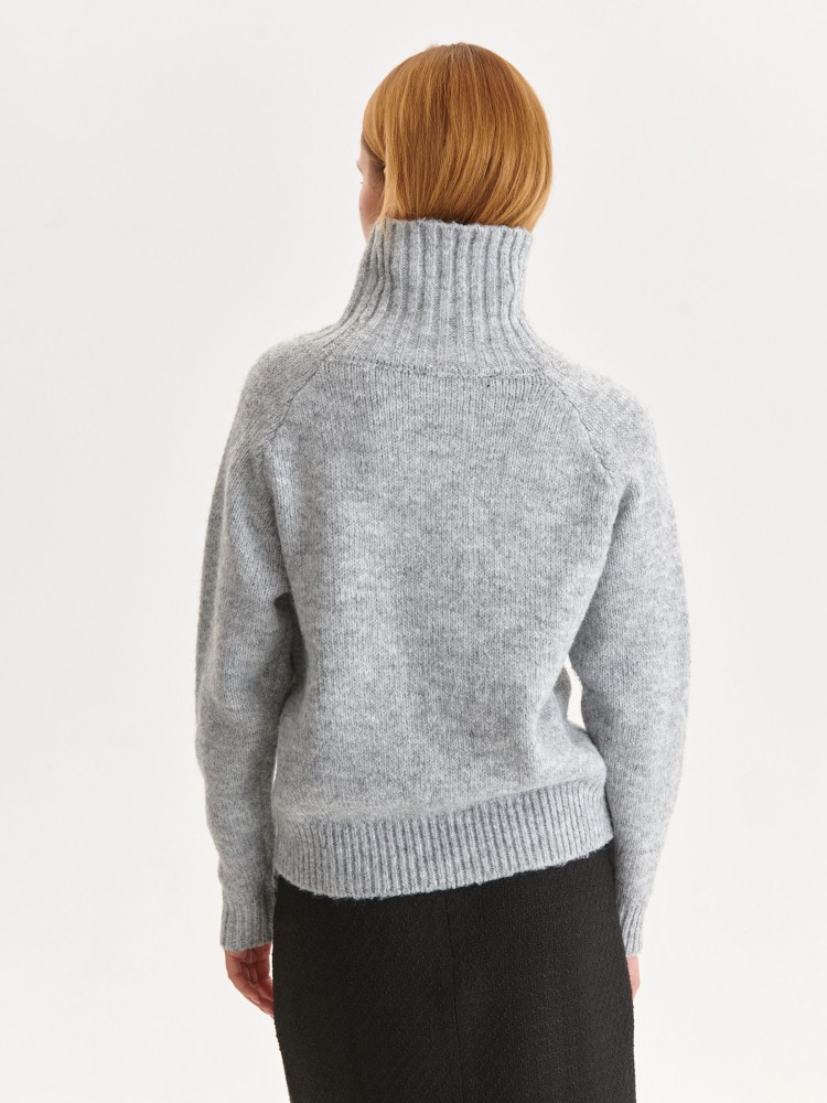 Ciepły golf z wełną